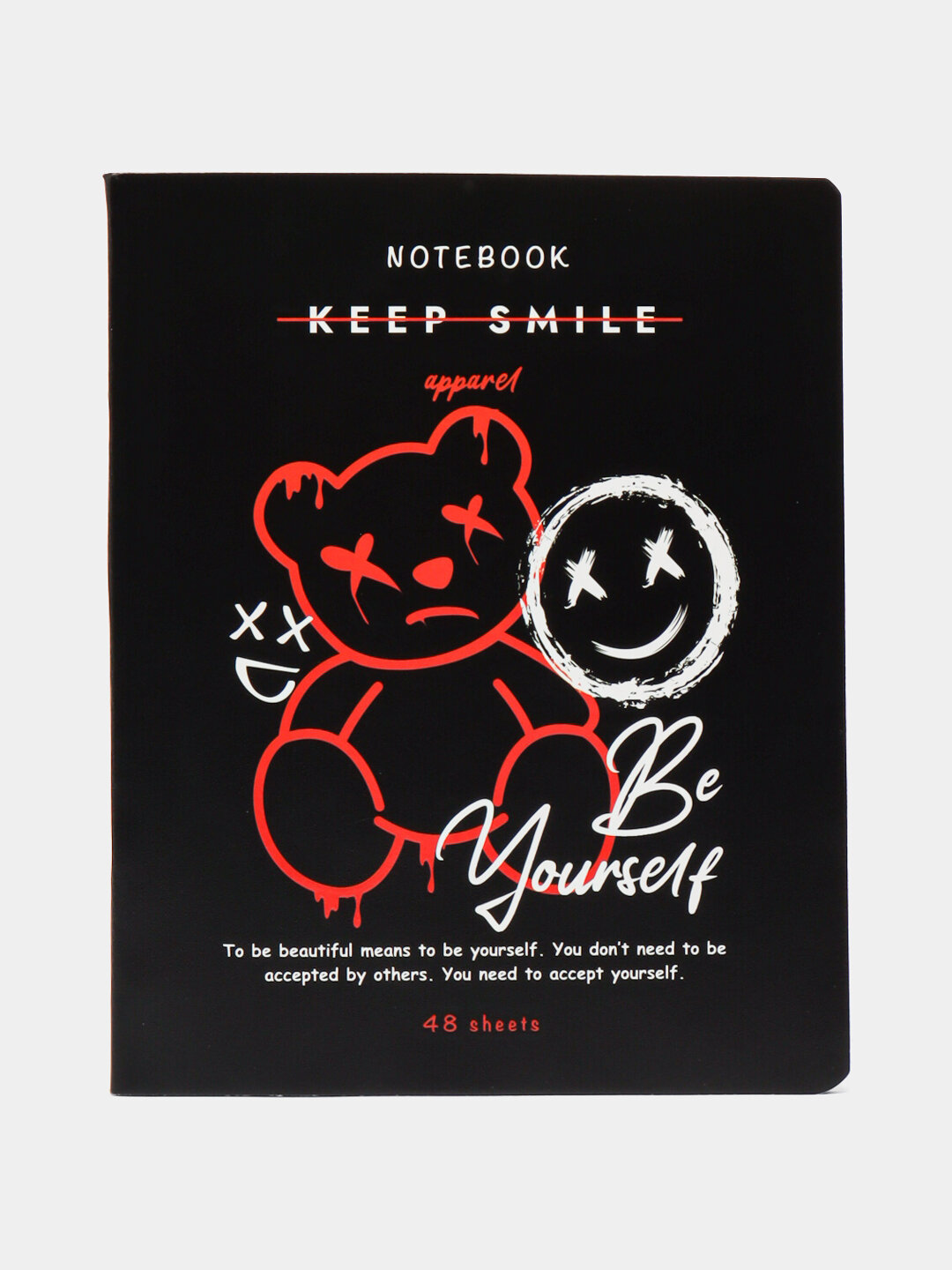 Тетрадь А5, 48 листов, клетка, поля, ассорти, 5 видов — фото 1