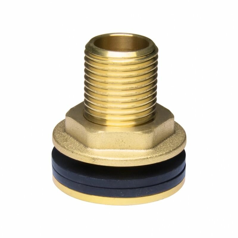 Штуцер сливной 1" латунный LEXLINE