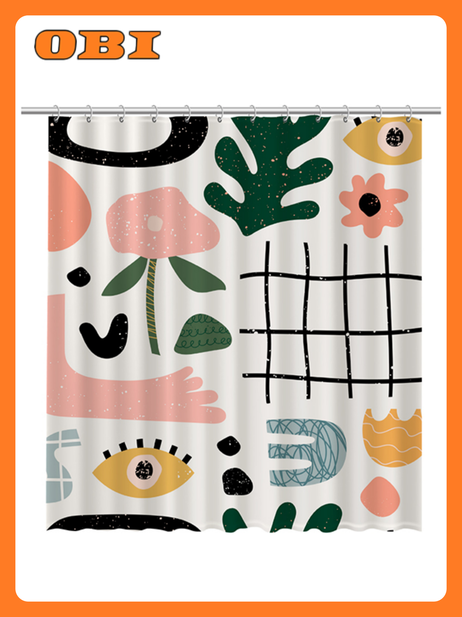 Шторка для ванны Fixsen 