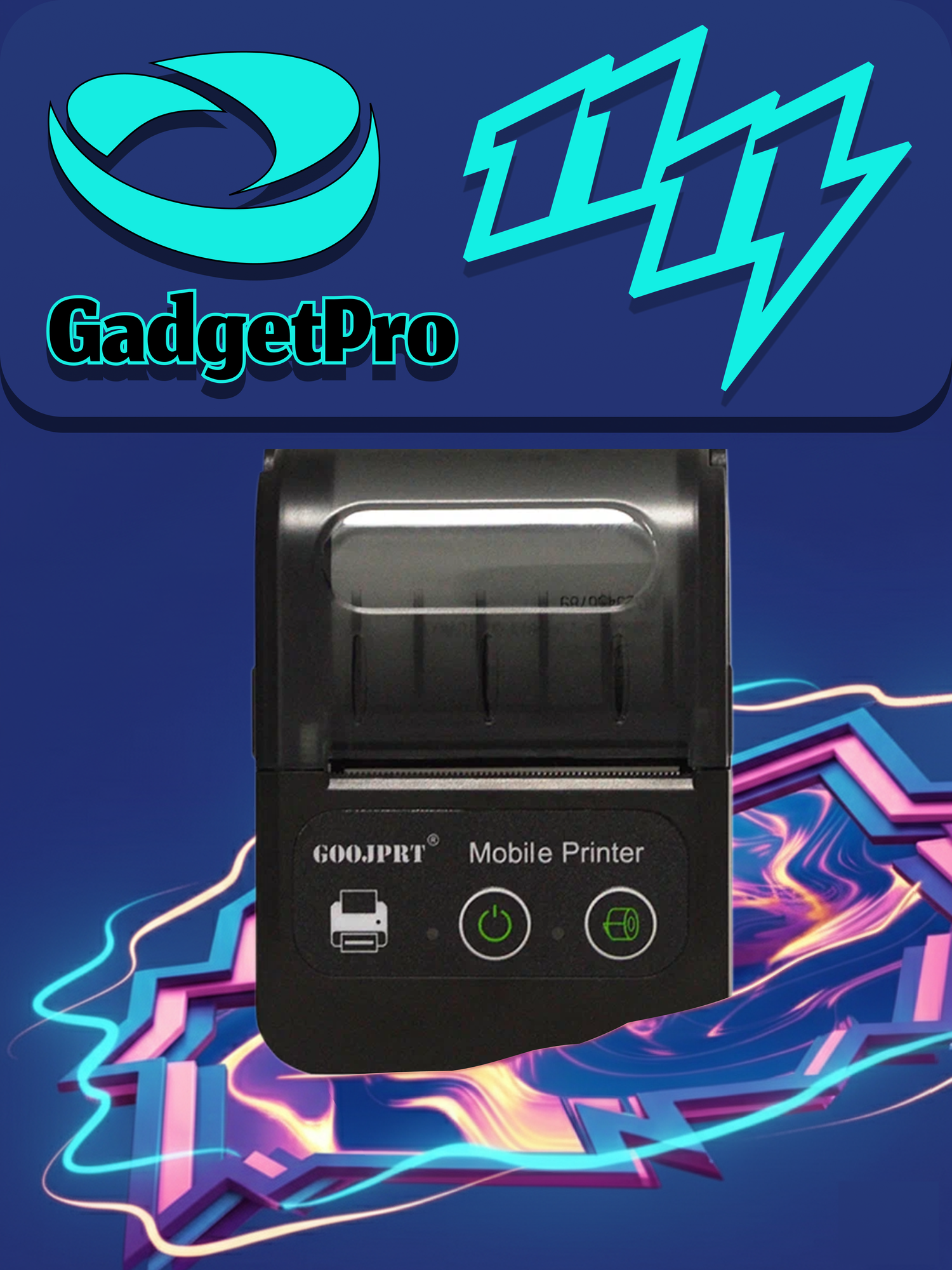 Портативный принтер Smart PT 280 58 мм - компактный, надежный принтер для печати чеков и этикеток