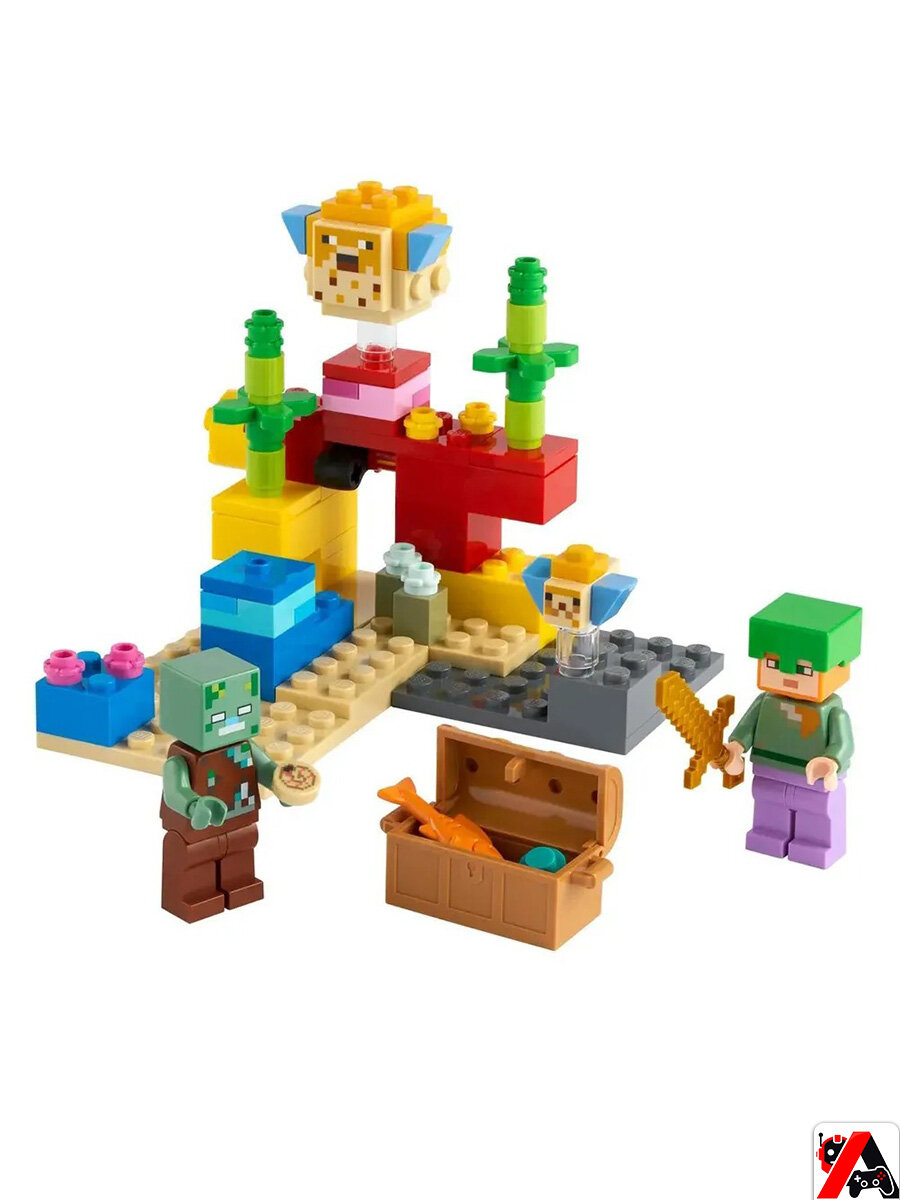 Конструктор Майнкрафт Коралловый риф — фото 1