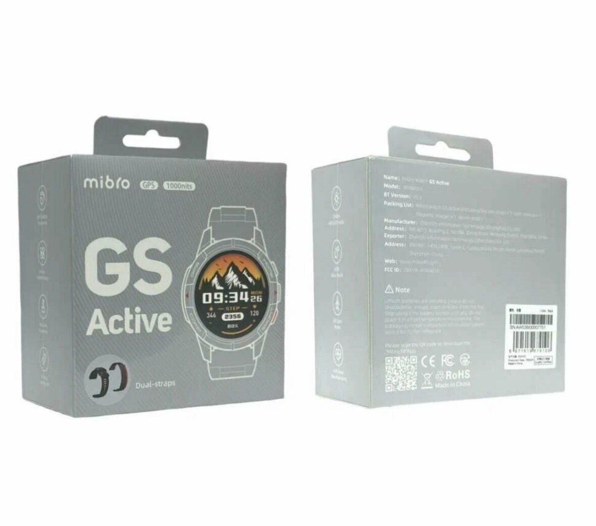 Смарт-часы Xiaomi Mibro GS Active (в сером цвете), модель XPAW016