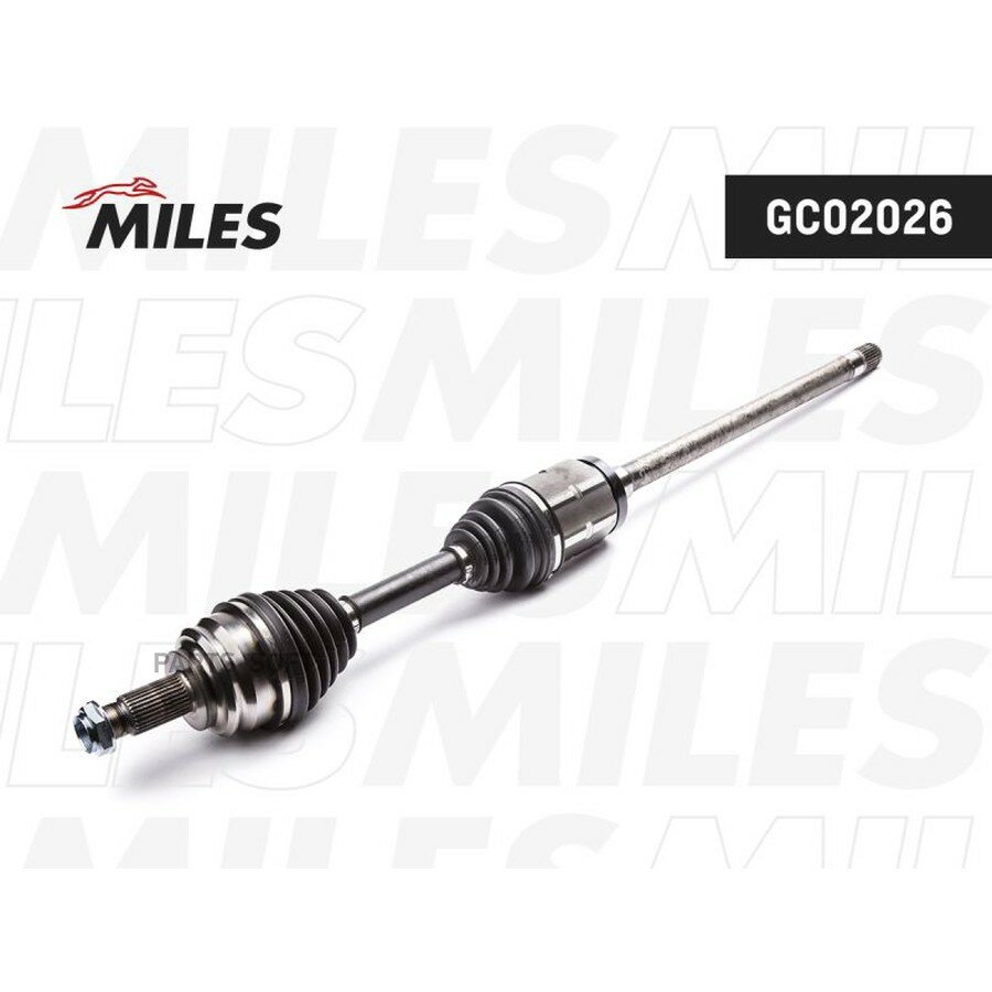 Привод в сборе передний правый BMW X5(E53) (GKN 304496) GC02026 от официального дистрибьютора, MILES, артикул GC02026