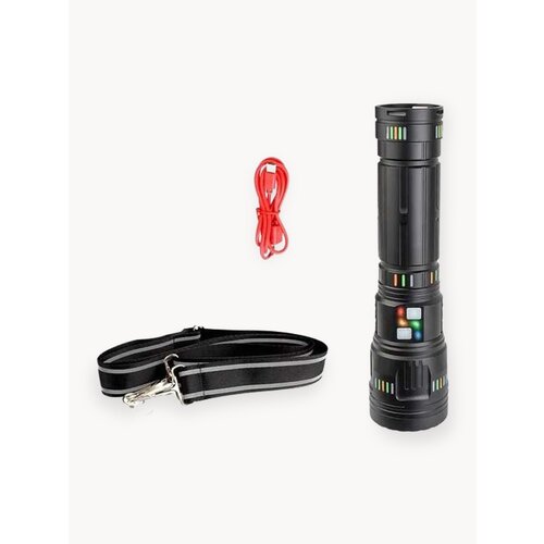 Царь фонарь XXL повышенной емкости 28000 Mah. Светодиодный фонарь 50w Power Bank . Сверхяркий. Светодиод (белый лазер).