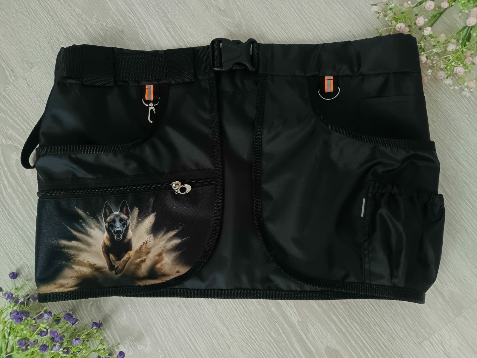 Юбка для занятий и прогулок с собаками, сумка для лакомств