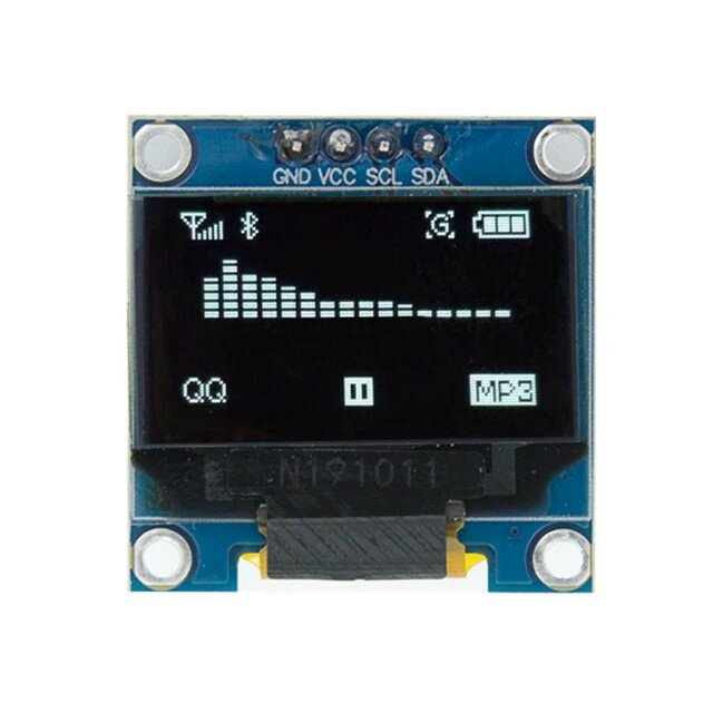 OLED 128X64 white orig дисплей 0.96 I2C SSD1306 для Arduino 4033w