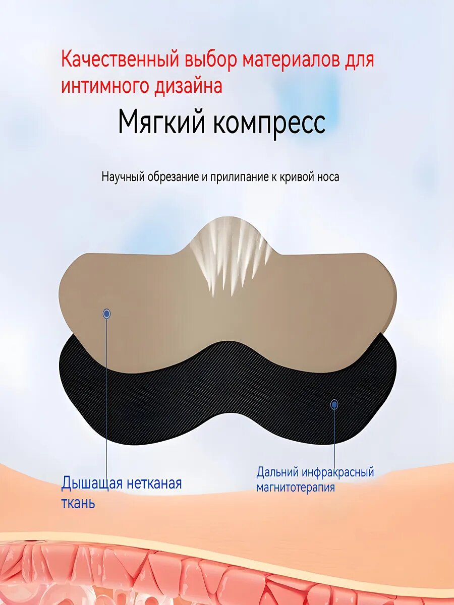 Пластырь Для Ингаляций Пластырь ингалятор от насморка,12 шт