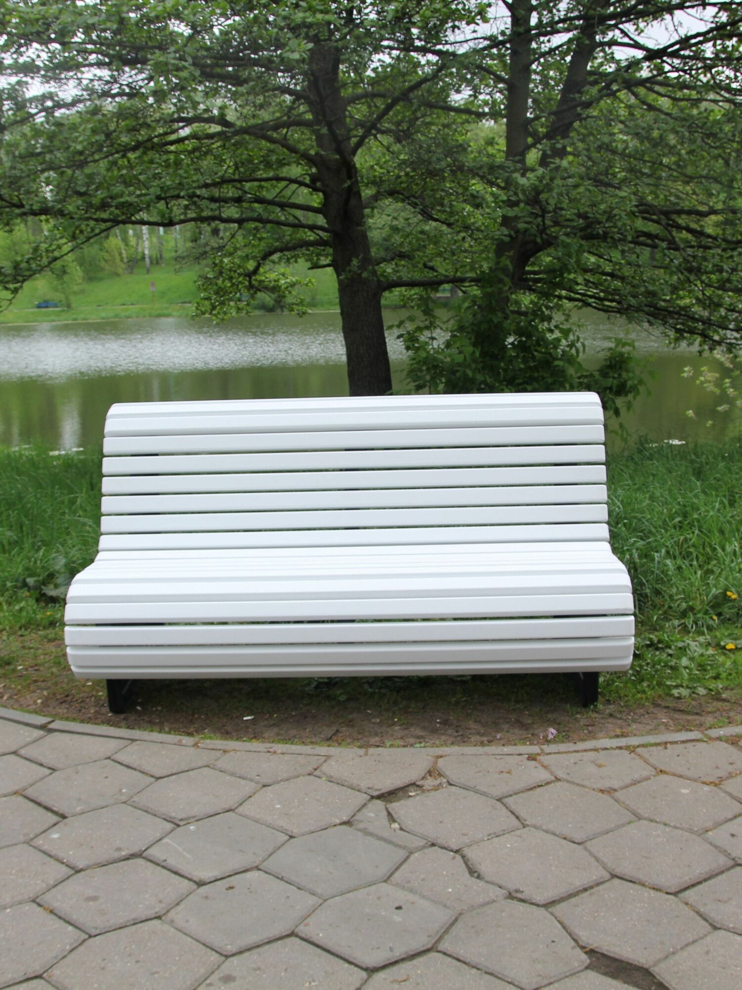 Скамейка из композита (стеклопластик)