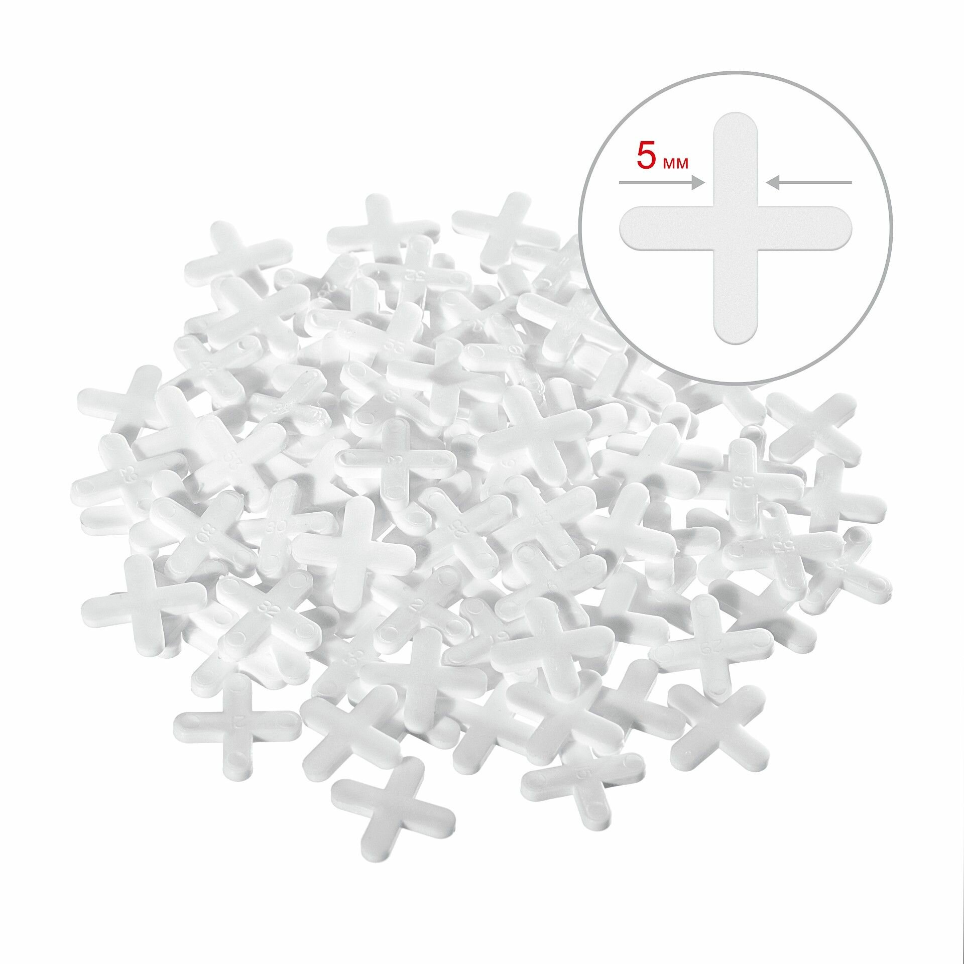 Крестики для плитки STAYER 5 мм 100 штук 3380-5