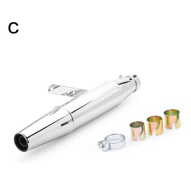 Универсальный мотоцикл выхлопной глушитель труба наконечник Ретро винтажная задняя труба для Harley Cafe Racer Adnoh Ahamay ikuпервос 10