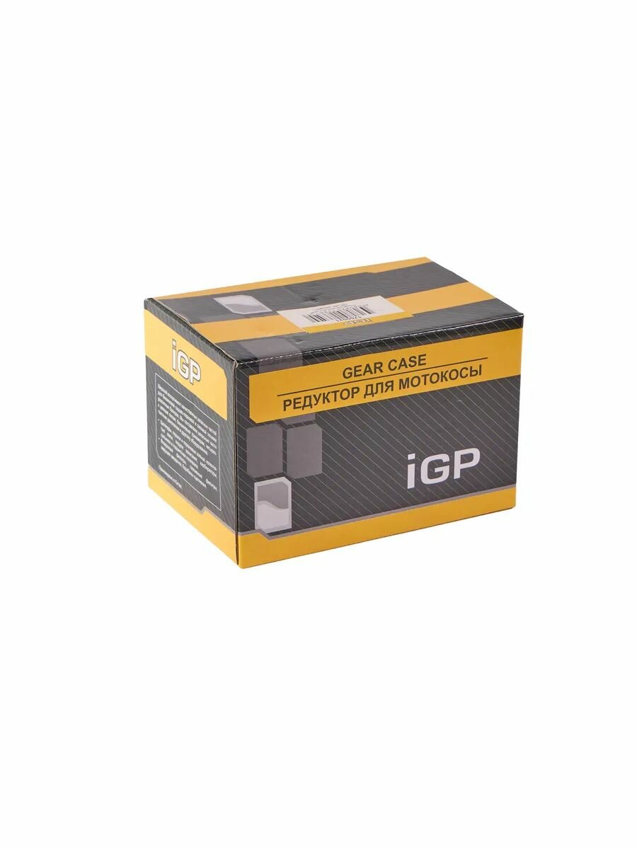 Редуктор iGP, алюминий, сталь, для STIHL FS 55, триммер садовый, серый металлик — фото 1