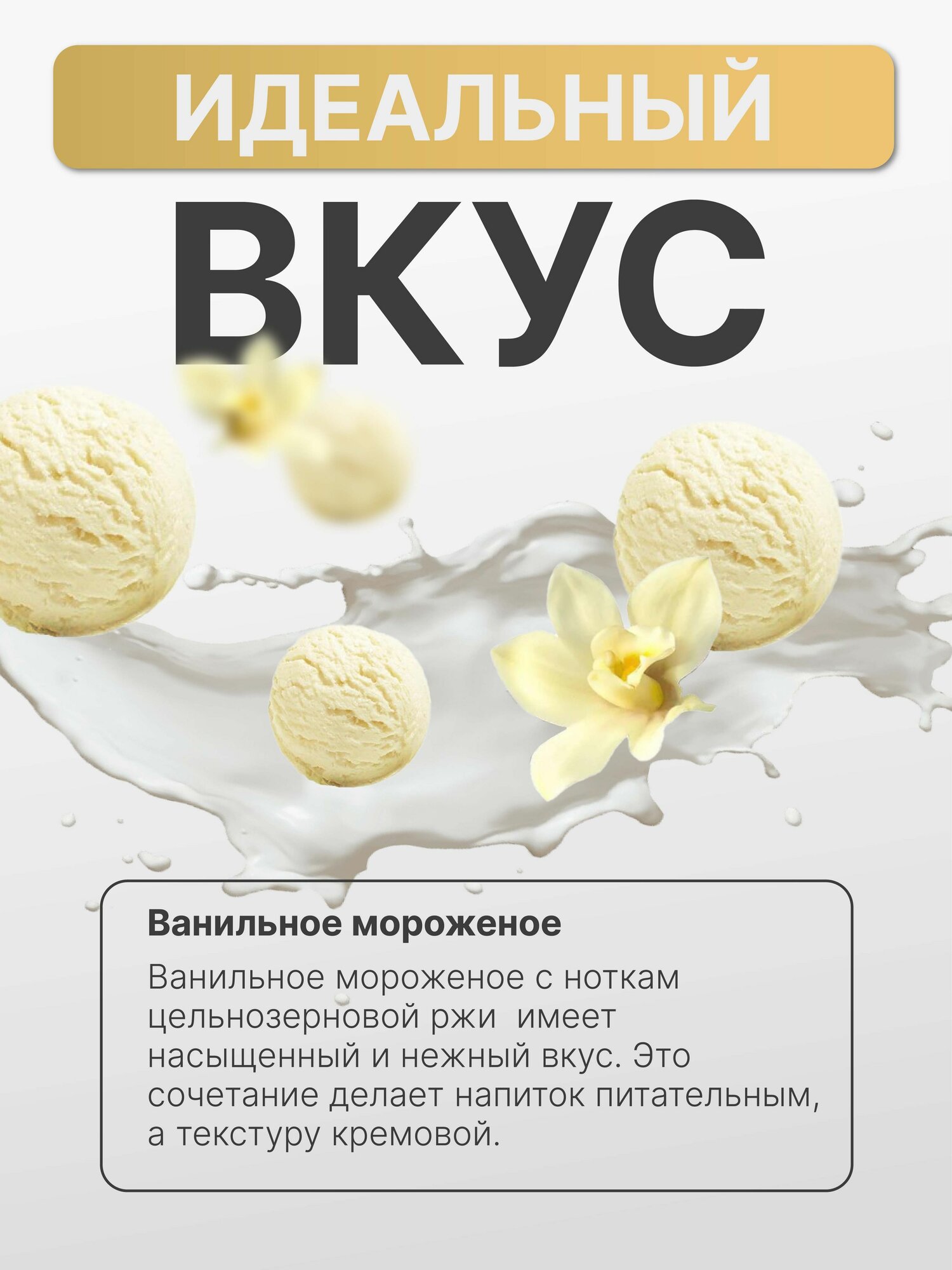 THE 21 Gainer Гейнер Ванильное мороженое /Спортивное питание для набора массы медленными быстрыми углеводами,1кг — фото 1