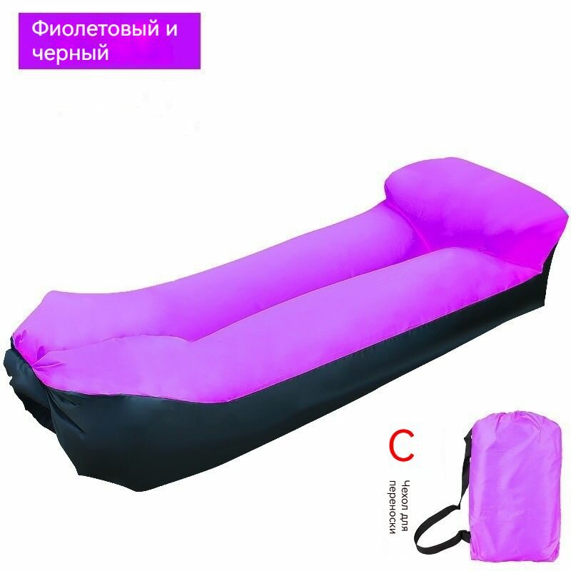 Надувной матрас Cloud Recliner с насосом для кемпинга 230 см x 70 см