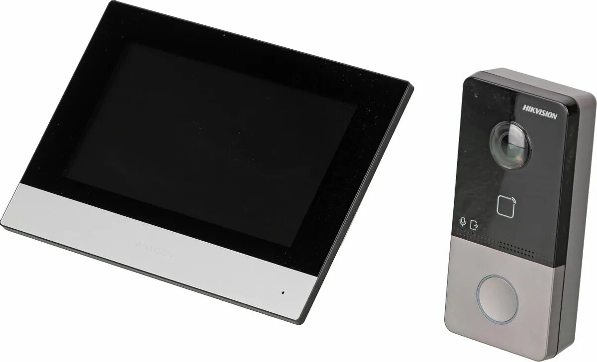 DS-KIS603-P(C) Hikvision Комплект IP видеодомофона (панель + монитор) — фото 1