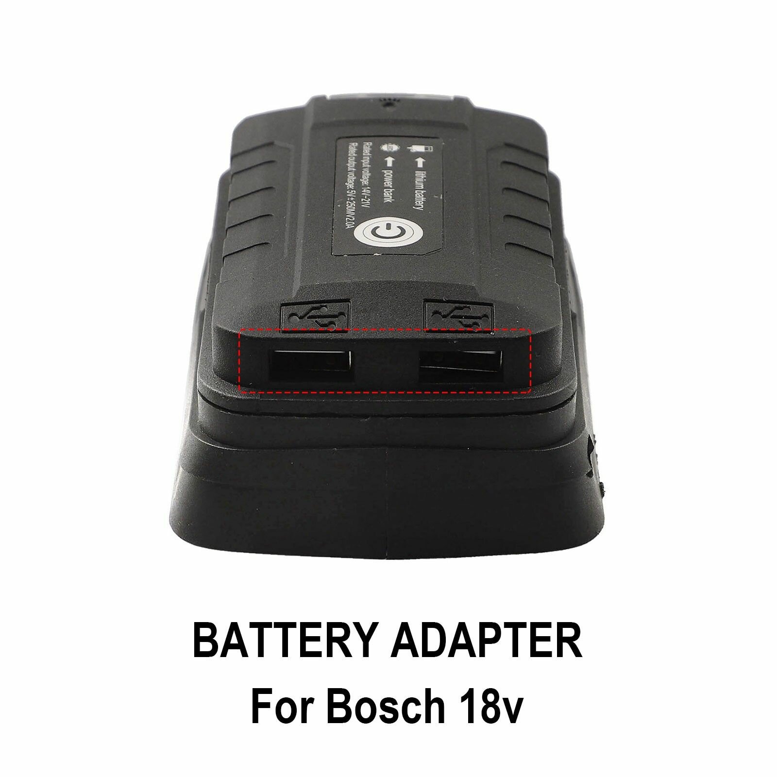 OZ-URJSH-Адаптер для аккумулятора светодиодная лампа фонарик USB-зарядное устройство для мобильного телефона Bosch 18 В конвертер литий-ионных аккумуляторов зарядное устройство Power Bank