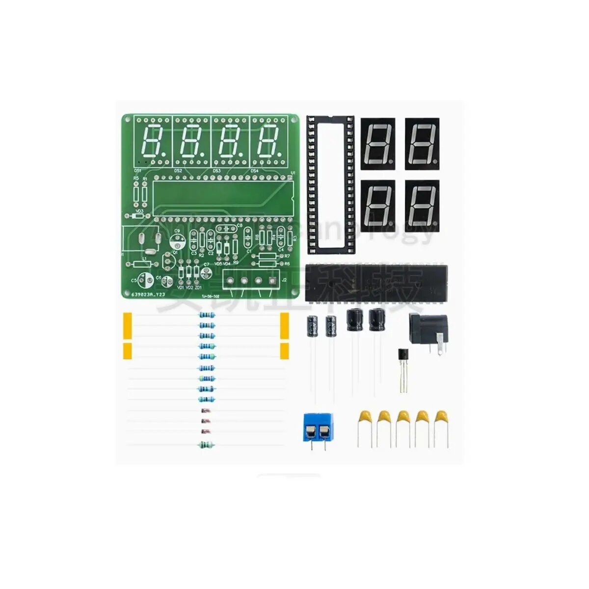 ICL7107 комплект цифрового миллиомметра, тестер низкого сопротивления, электронное производство DIY, практика сварки печатных плат, suite