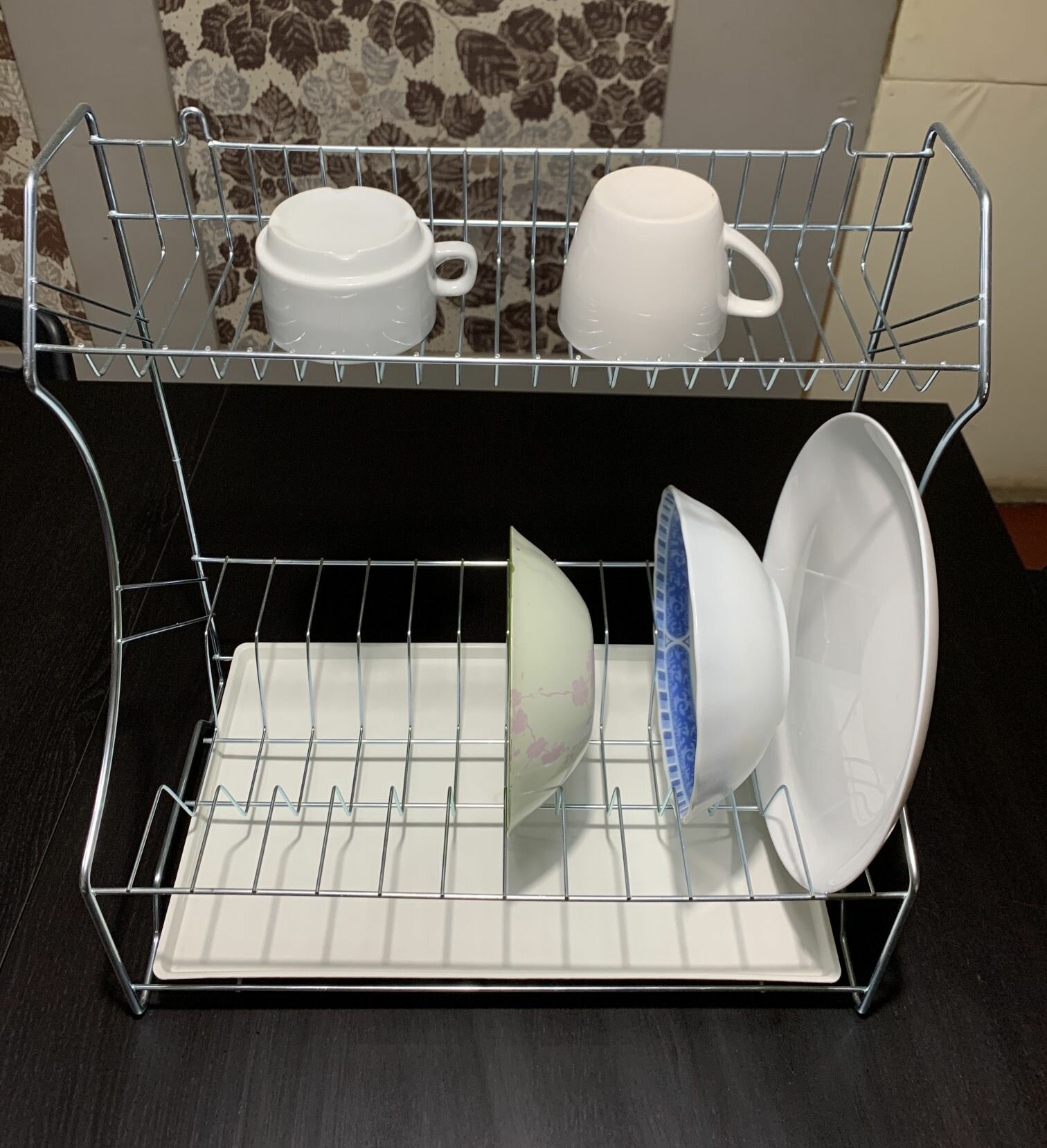 Тарелосушка универсальная с поддоном покрытие цинк — фото 1