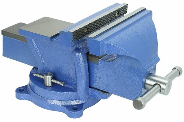 Тиски слесарные автоторг AT53478 поворотные ширина губок 200мм