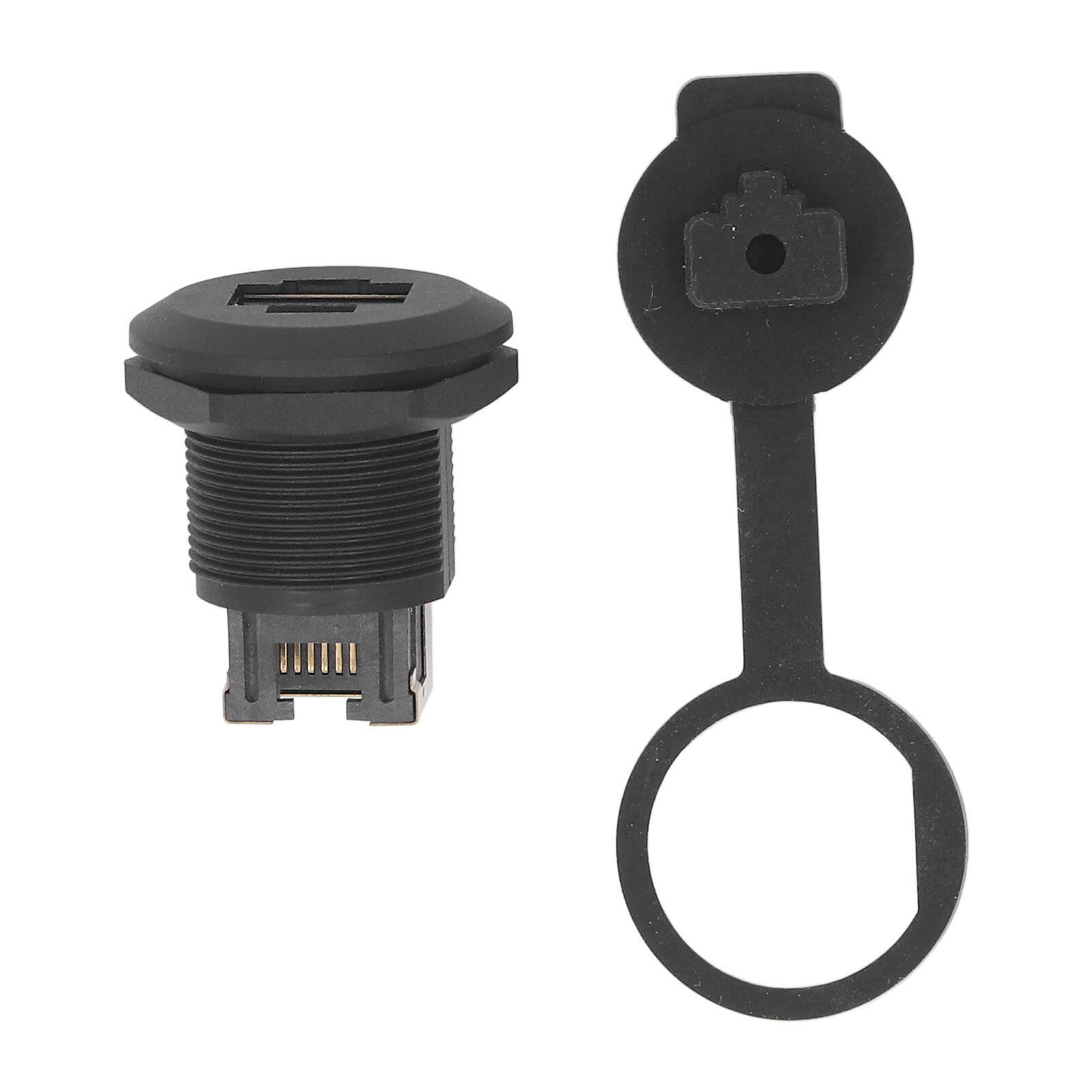 Панельный соединитель, водонепроницаемый EP-RJ45 Ethernet LAN, проходной разъем для промышленности
