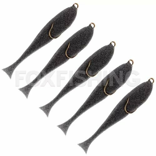 Поролоновая рыбка Контакт (двойник),12 см черн (1упак*5шт)