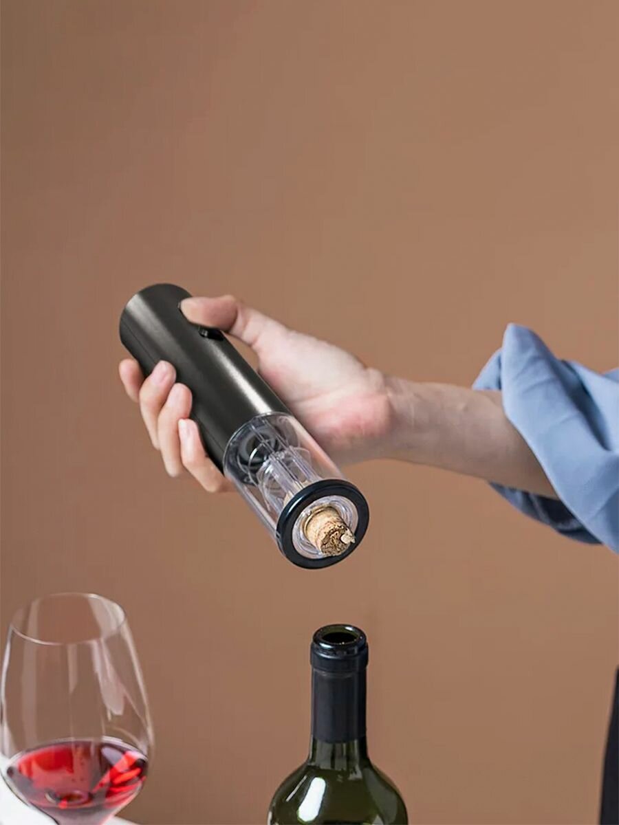 Изображение Электрический штопор для вина Circle Joy Comet Electric Wine Opener (CJ-EKPQ10) Black