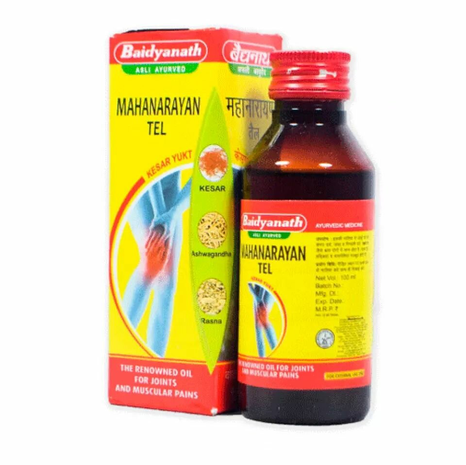 Маханараян - масло массажное / Massage Oil Mahanarayan Tel Baidyanath 100 мл