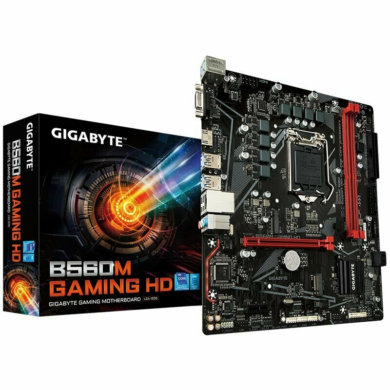 Материнская плата Gigabyte B560M GAMING HD Intel B560 LGA 1200 gaming
