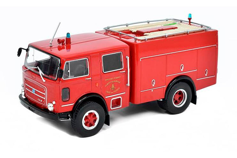 Модель коллекционная ALTAYA Om fiat 150 пожарные италия 1968