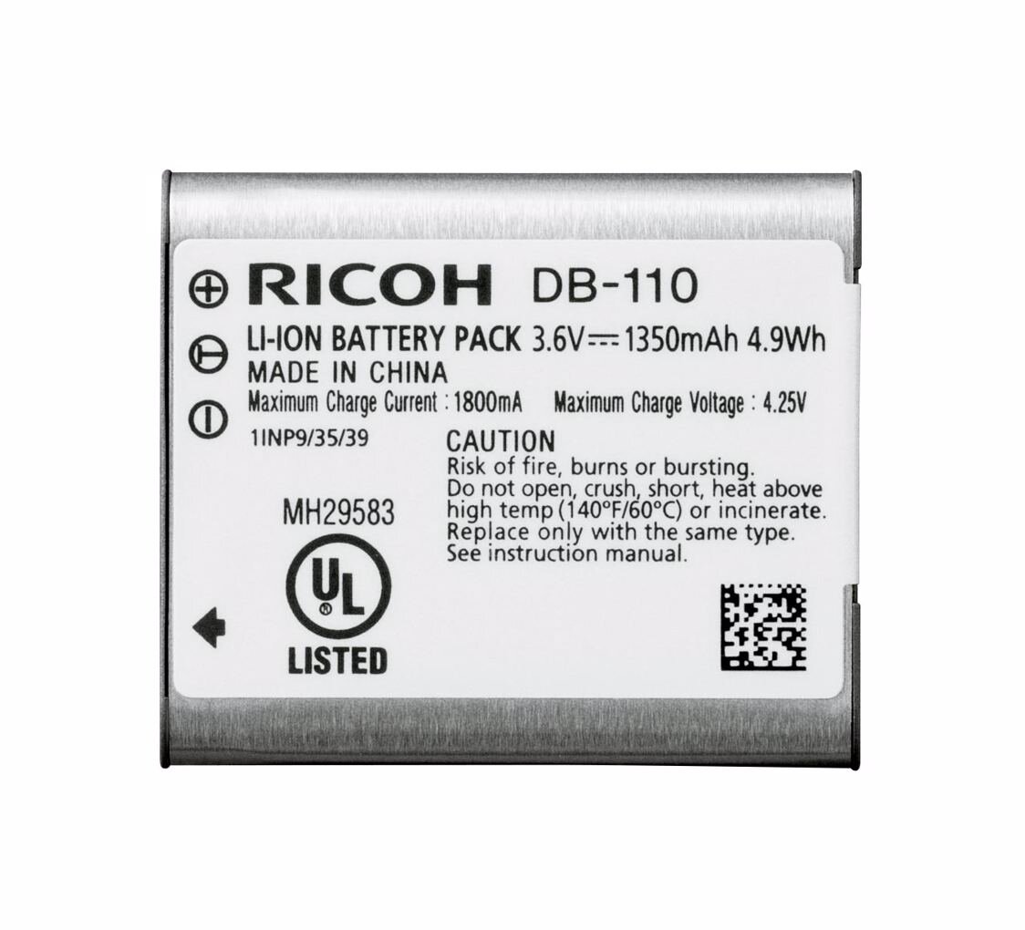 Аккумулятор Ricoh Db-110 (Для Griii И Wg-6)