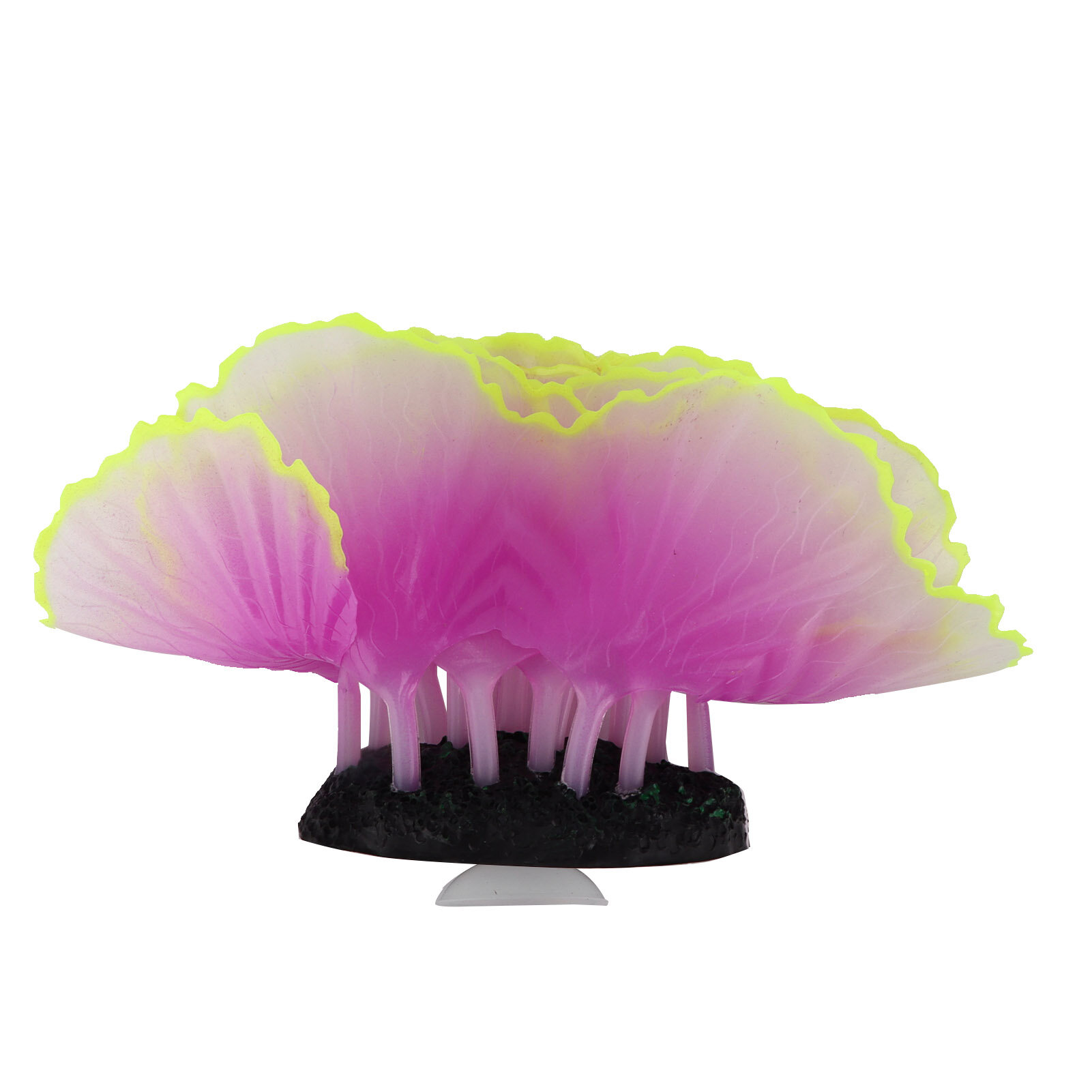 Аквариум Флуоресцентный салат Коралл Декор Имитация морских растений Аквариум Ландшафтный ДекорФиолетовый