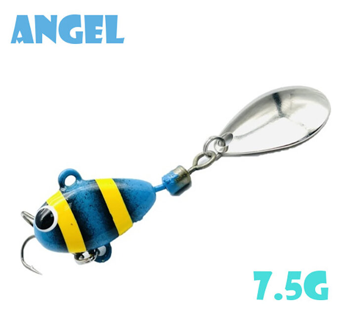 Блесна Тейл-Спиннер для рыбалки Uf-Studio Hurricane 7.5g #Angel