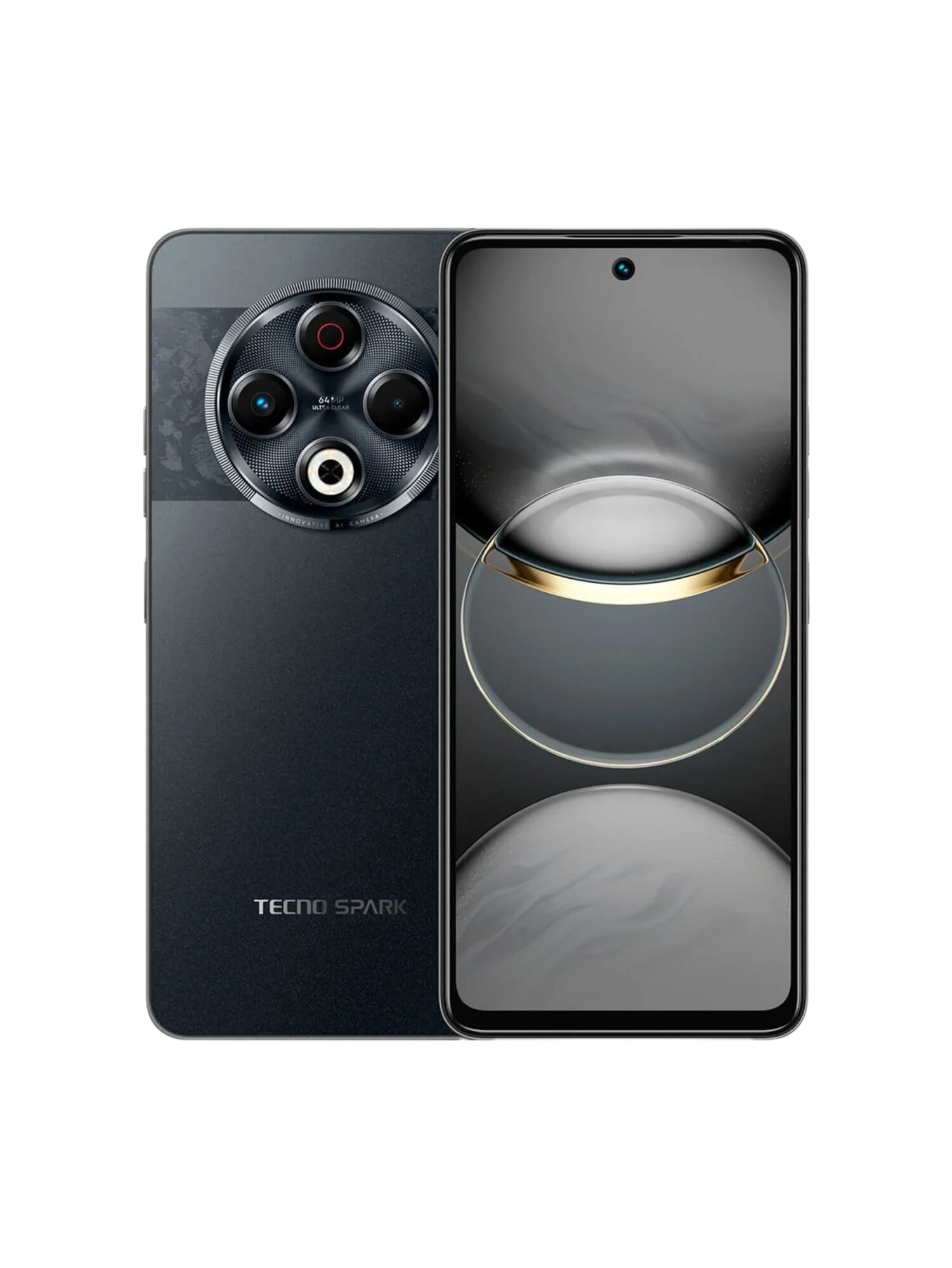 Мобильный телефон Tecno Spark 30 8/128 ГБ RU, черный