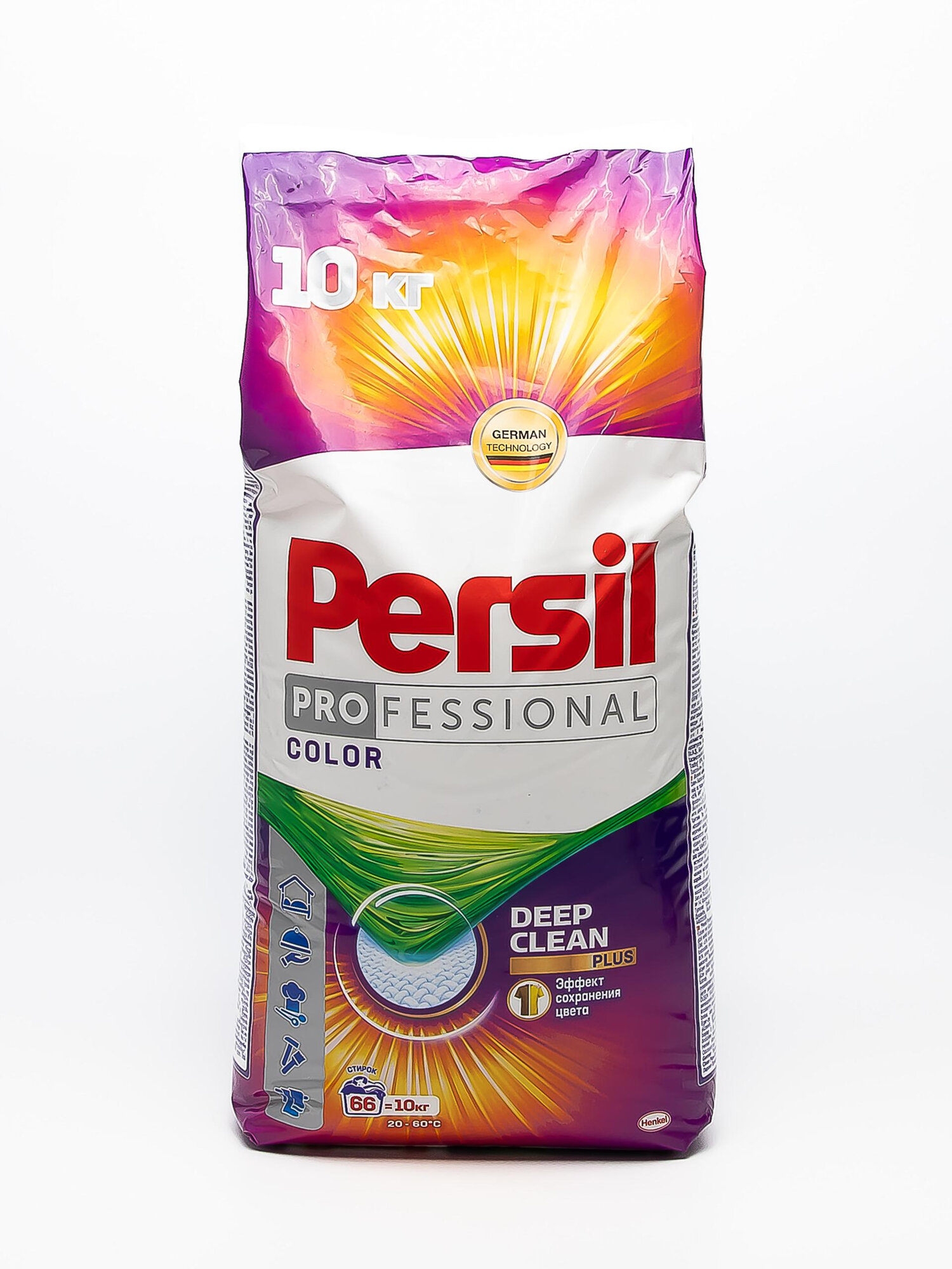 Стиральный порошок Persil Professional Color для автомата, с отбеливающим эффектом и приятным ароматом, 10 кг