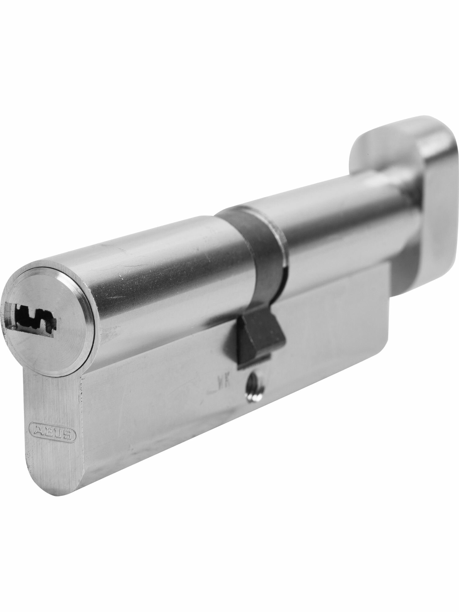 Цилиндр Abus KD6N Z45/K45 45x45 мм ключ/вертушка цвет никель