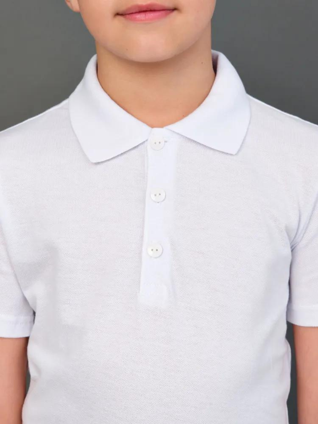 Поло , размер 7 лет, белый — фото 1