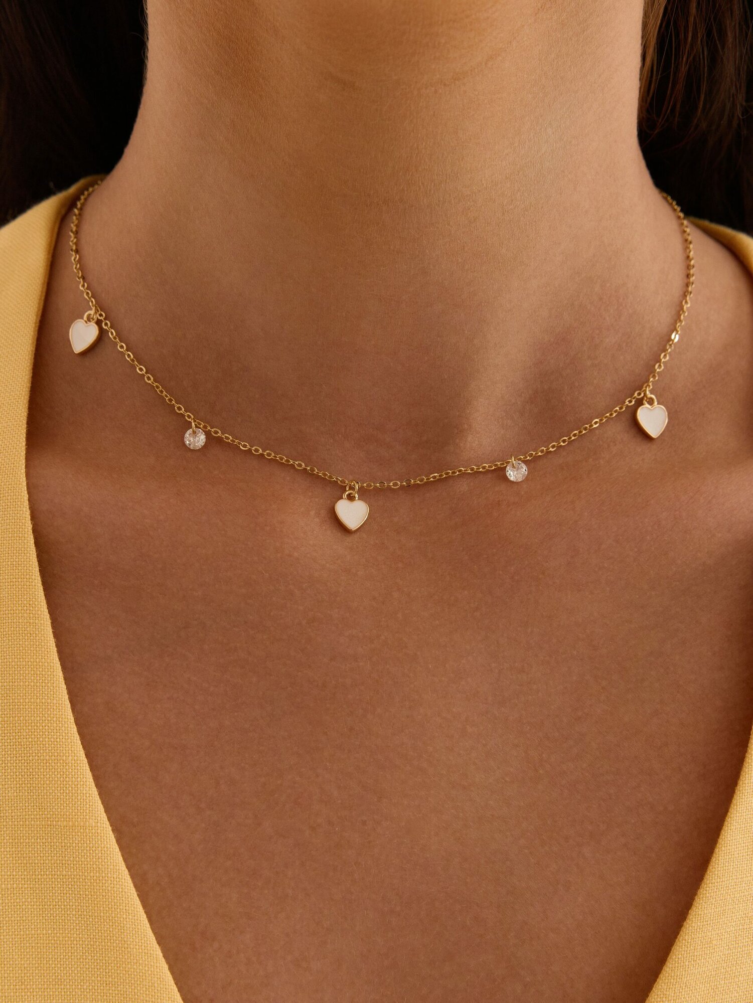 Цепь Edalin JEWELRY, 1 шт., длина 36 см, золото
