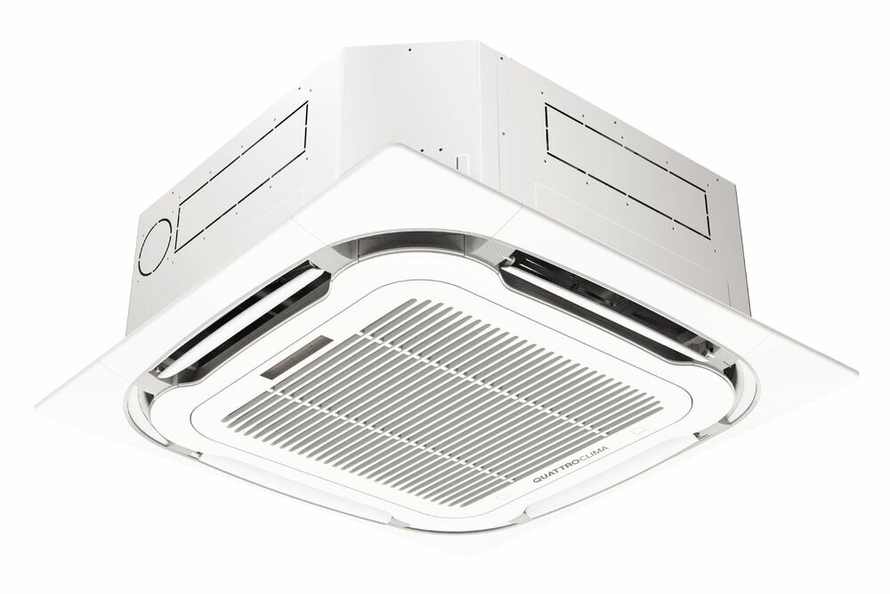 Сплит-система инверторная кассетная на 106 м2 QuattroClima QV-I36CGE/QN-I36UGE/QA-ICP14