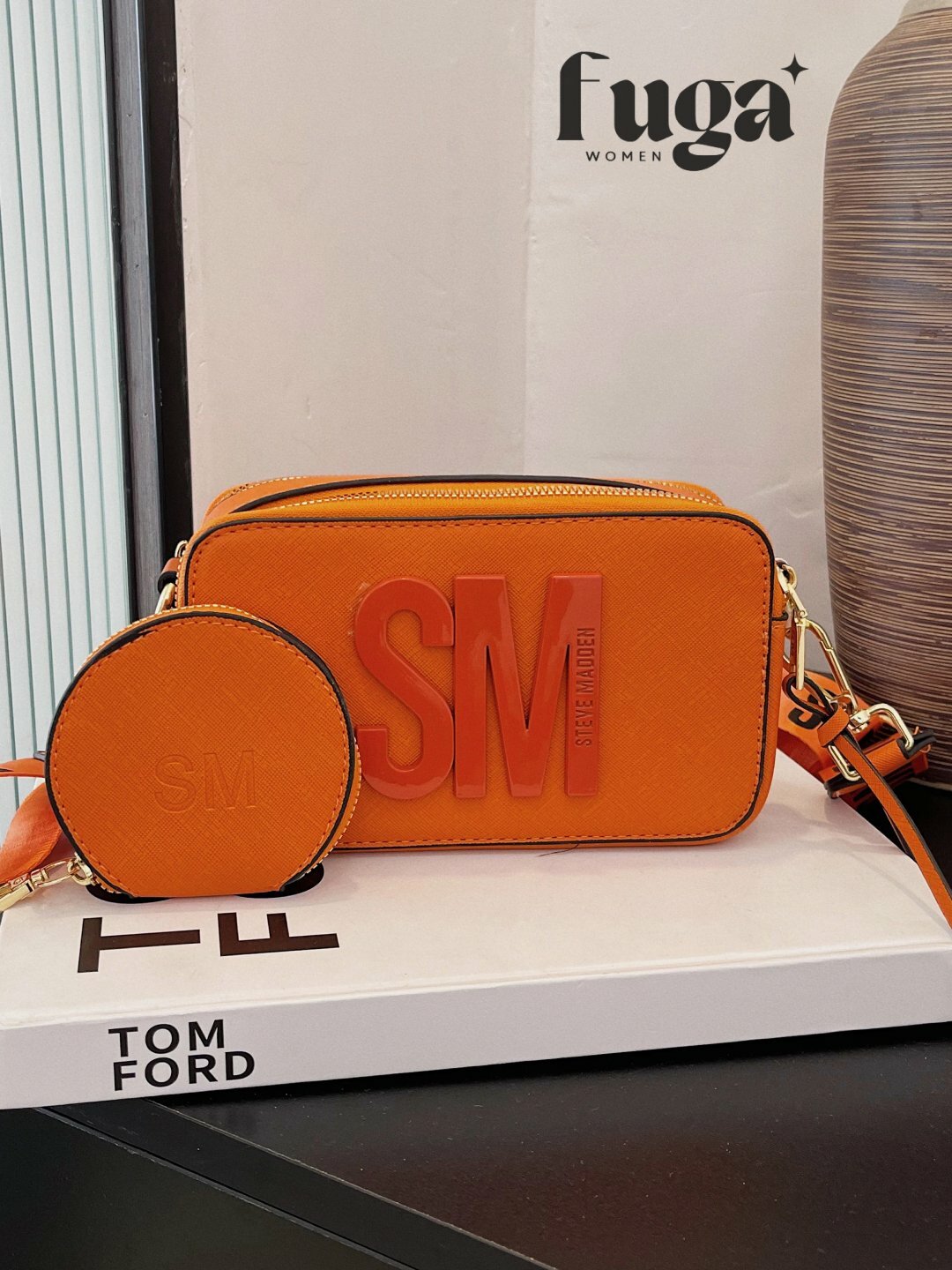 Сумка  Steve Madden SM Crossbody with Coin Purse, оранжевый