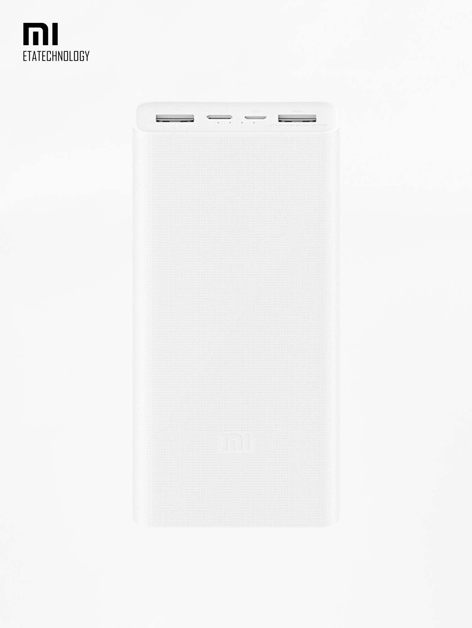 Портативный аккумулятор с быстрой зарядкой Xiaomi PowerBank 20000 White (оригинал)