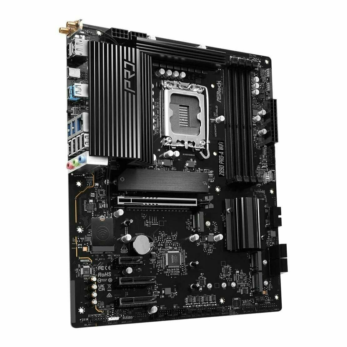 Материнская плата ASRock Z890 PRO-A, RTL, DDR5, LGA 1851, черный