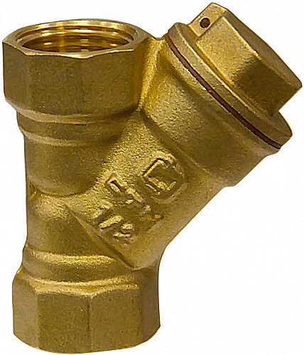 Фильтр грубой очистки воды 3/4" косой сетчатый внутренняя резьба — фото 1