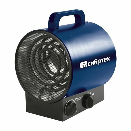 Тепловая пушка тв-3м (тепловентилятор) 230 в 3 режима: вентилятор/1500 вт /300 Сибртех 96437