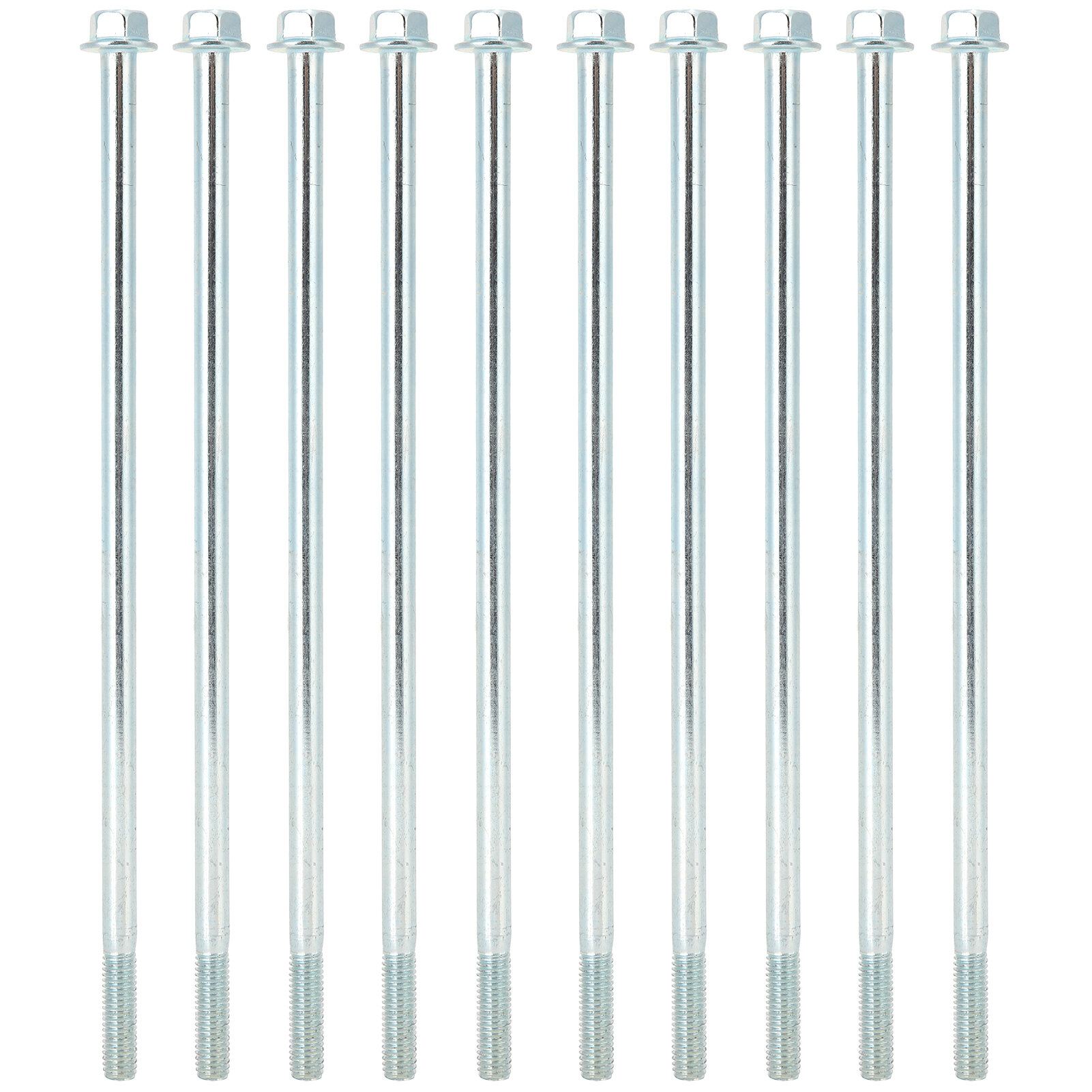 10Pcs Hex Flange Long Bolt Motor Generator Rotor Stator Screw Replacement Parts M8x230