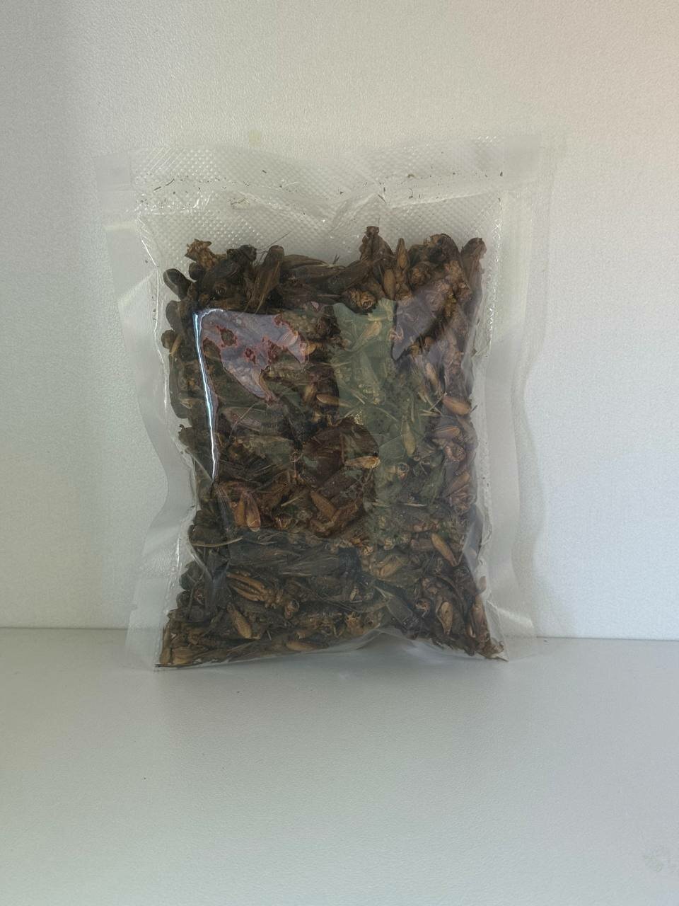 Exotic Menu сверчок (сушеный) для ежей рептилий грызунов поссумов птиц 100 гр пакет