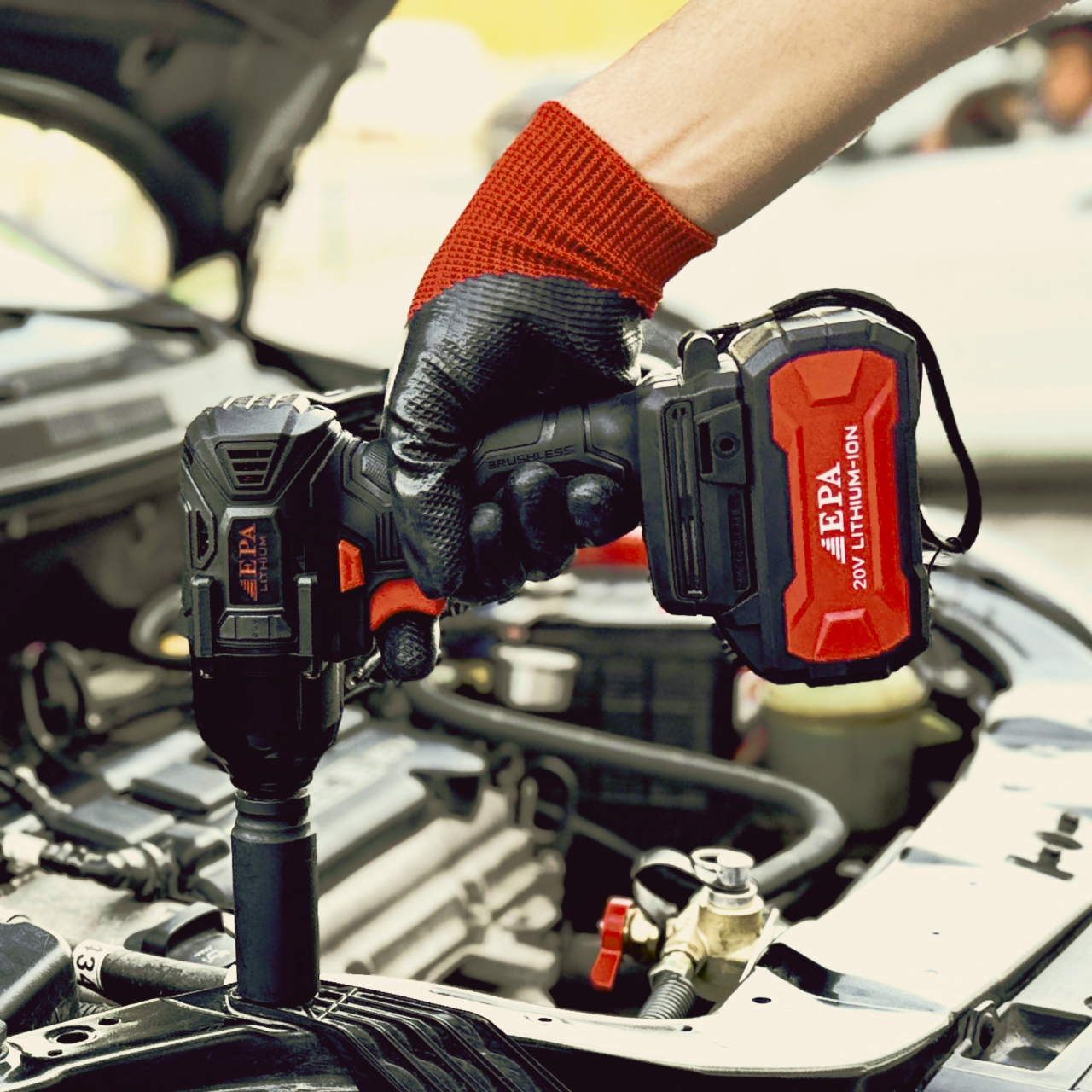 Гайковерт аккумуляторный EPA EAG-20V, бесщеточный двигатель. — фото 1