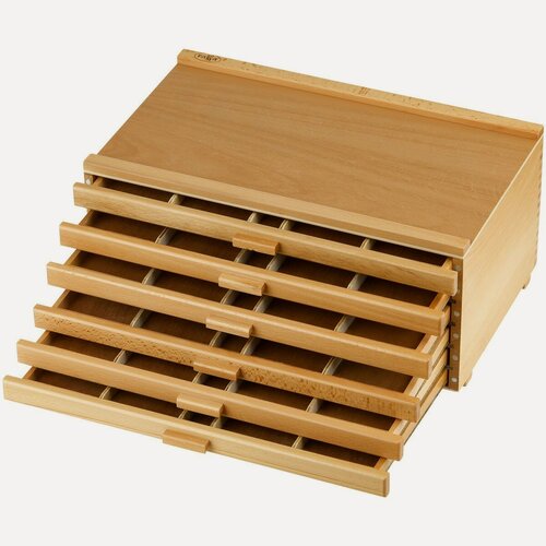 Изображение товара Органайзер для пастели Гамма "Студия", 6 уровней, 40,6x24,9x18,5см, бук (406249185)