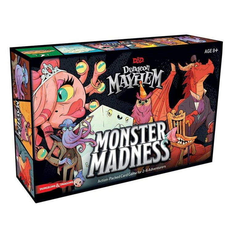 Dungeon mayhem expansion pack with paper cards for advanced strategy and collectors