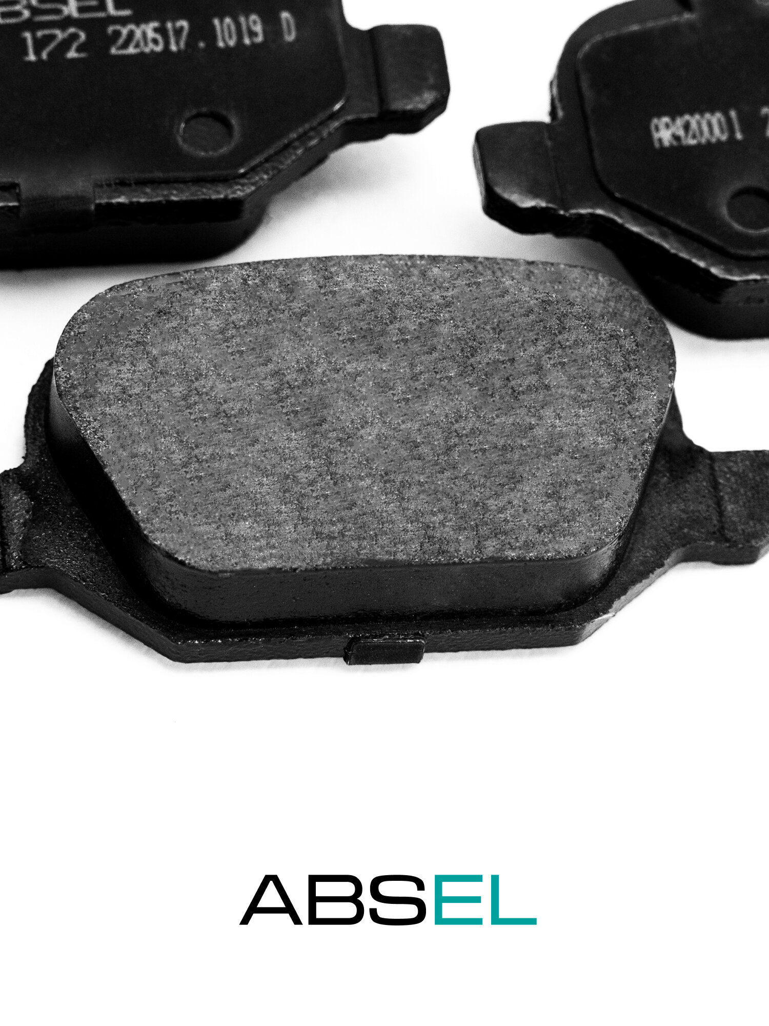 ABSEL Колодки тормозные передние FR420004 для FORD FOCUS II 2004-2012, FOCUS III 2010-2020, KUGA II 2013-2019, ECOSPORT 2012-н. в; MAZDA 3 2003-2014 — фото 1
