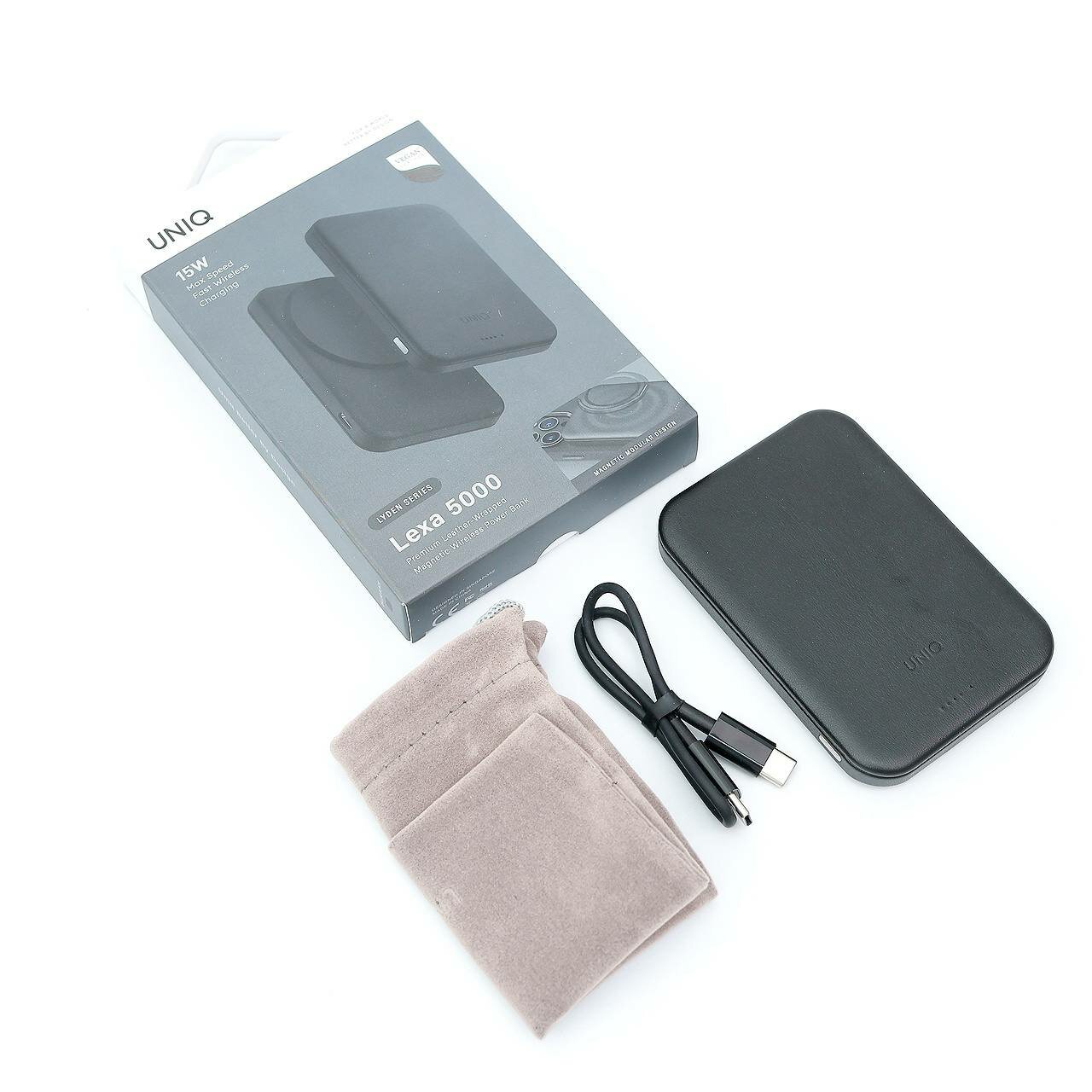 Внешний аккумулятор UNIQ MagSafe, магнитный, для iPhone, 5000 мАч