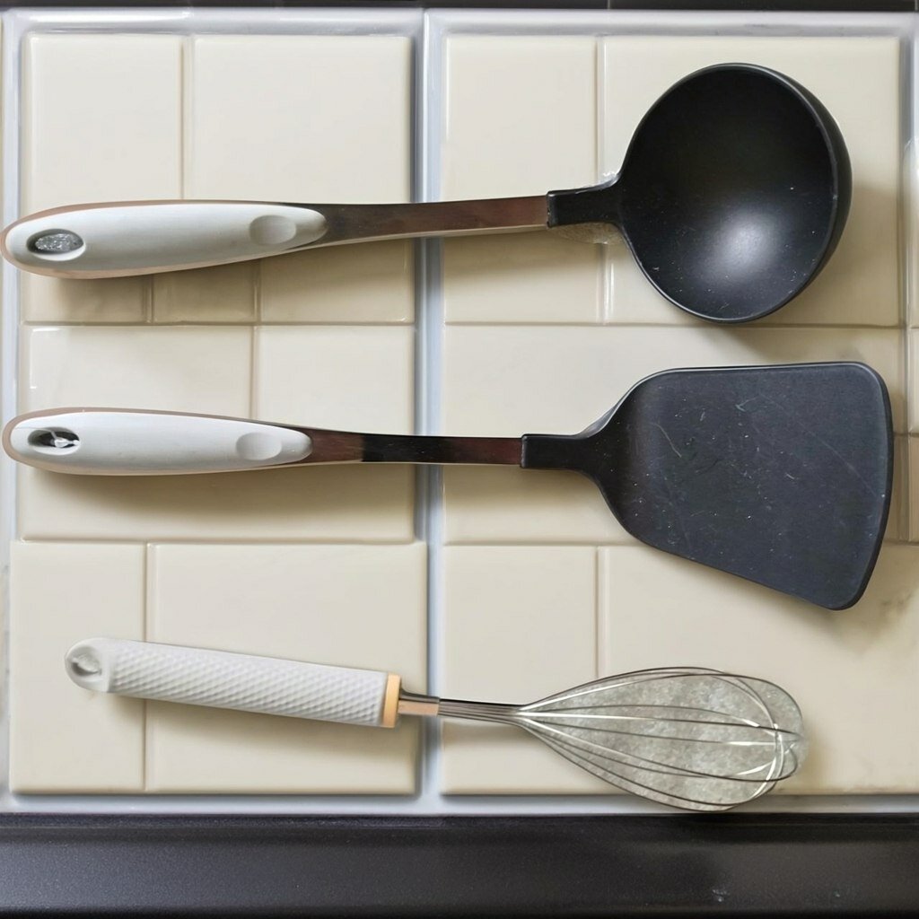 Изображение Половник, лопатка, выбивалка